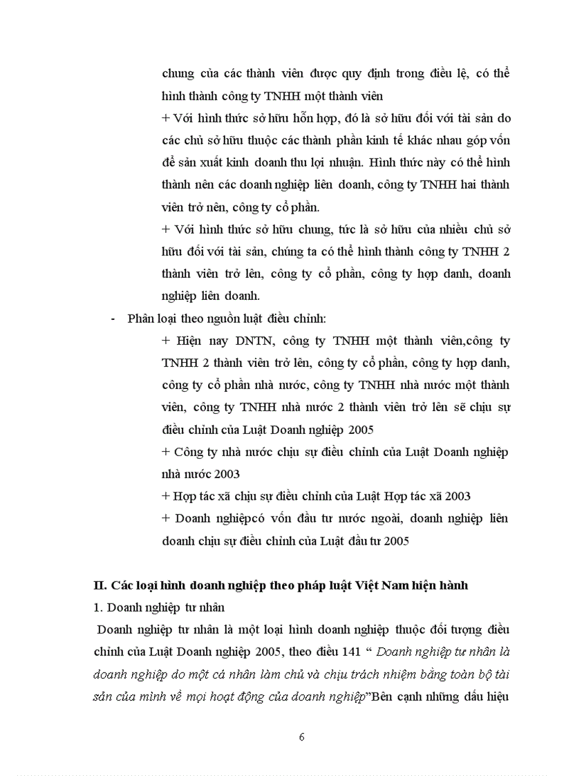 image for page Pháp luật về các hình thứcdoanh nghiệp