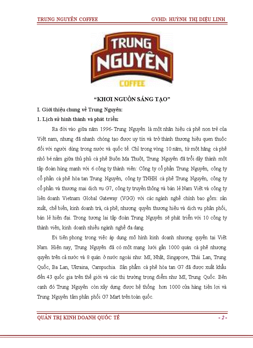 image for page Chiến lược kinh doanh quốc tế của Trung Nguyên 201