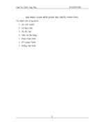Tiểu luận mô hình hóa