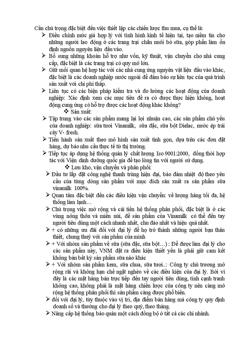 image for page Quản trị chuỗi cung ứng Đánh giá chuỗi cung ứng của Công ty Cổ phần Sữa Việt Nam VINAMILK