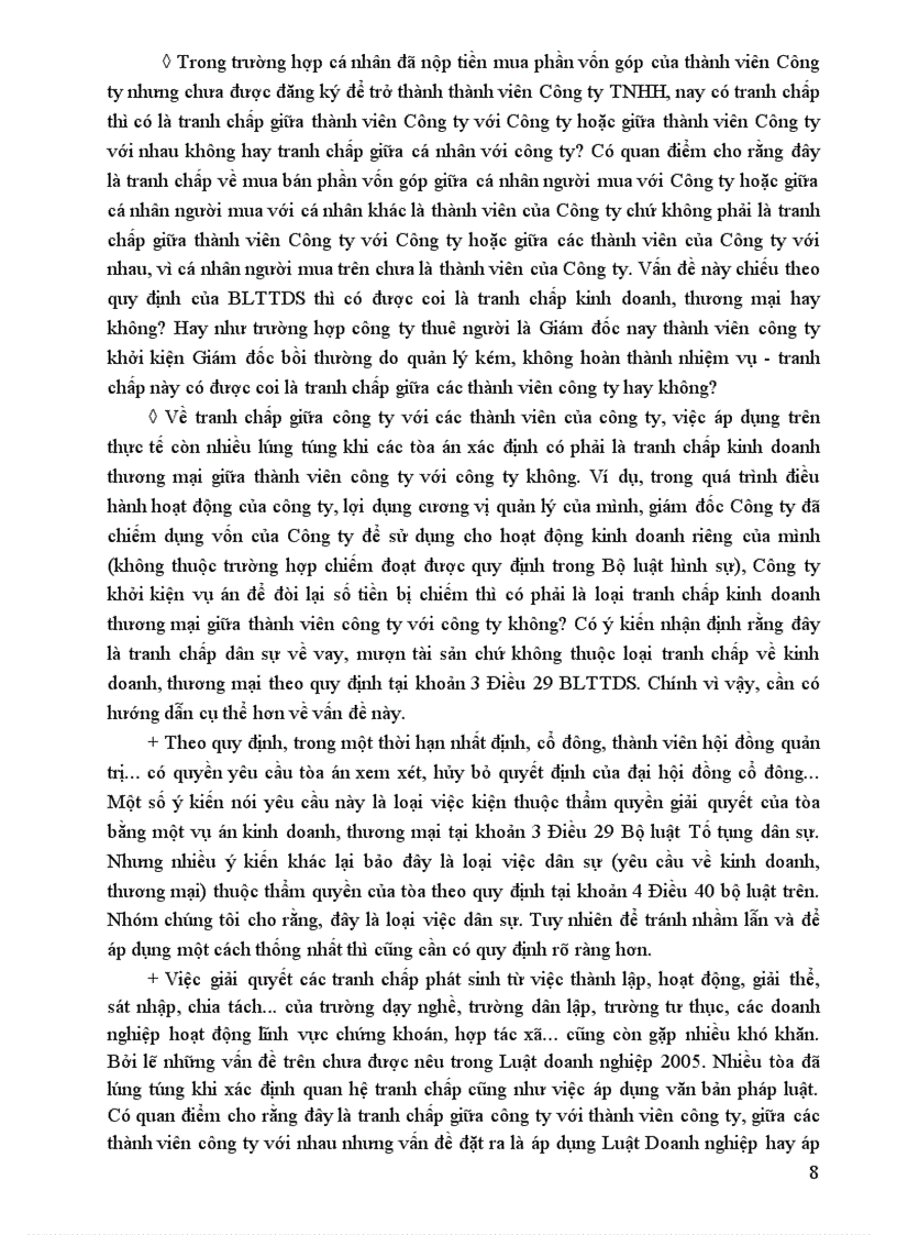 image for page Thẩm quyền dân sự của toà án theo loại việc và tranh chấp kinh doanh thương mại