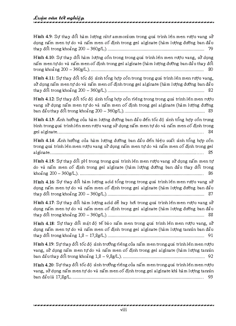 image for page Khảo sát ảnh hưởng của các yếu tố công nghệ đến động học quá trình lên men rượu vang nho sử dụng nấm men cố định
