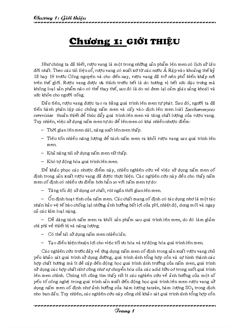 image for page Khảo sát ảnh hưởng của các yếu tố công nghệ đến động học quá trình lên men rượu vang nho sử dụng nấm men cố định