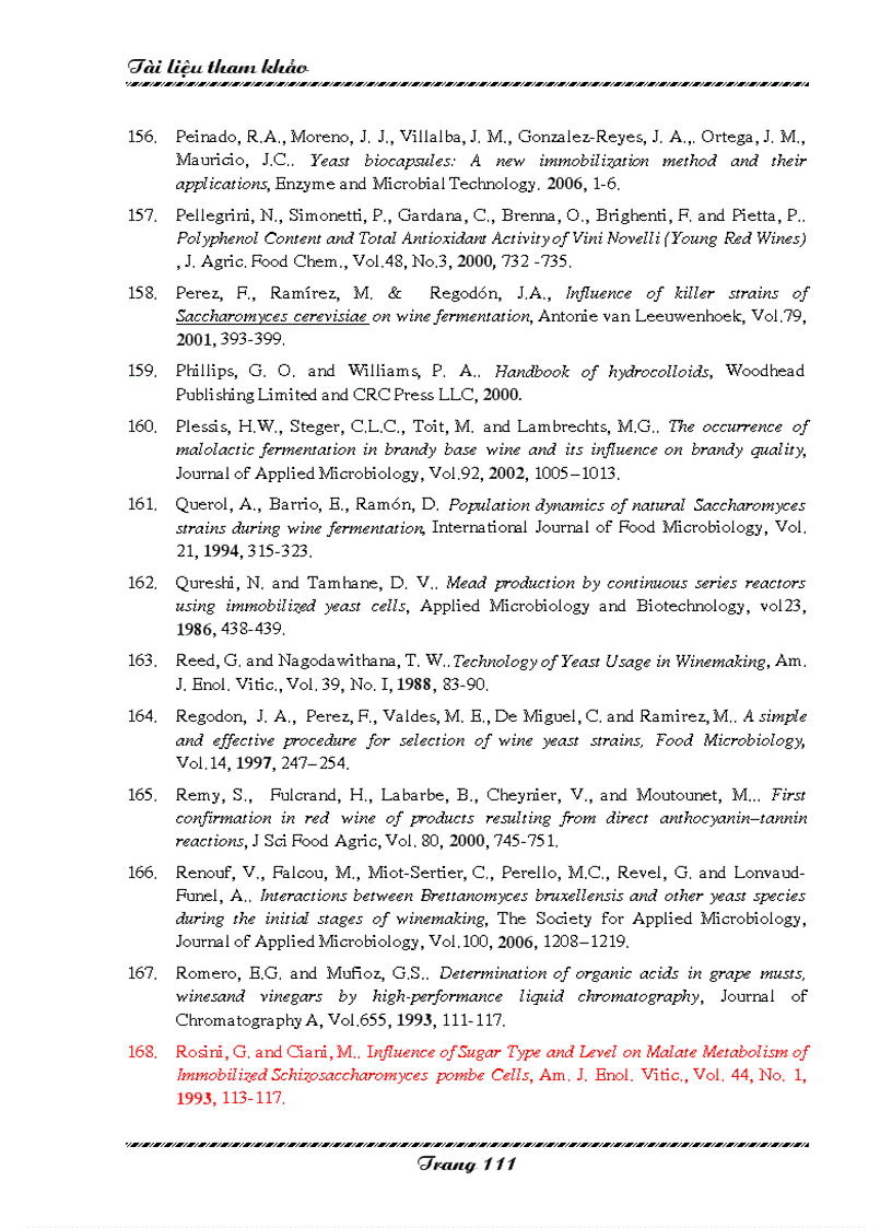 image for page Khảo sát ảnh hưởng của các yếu tố công nghệ đến động học quá trình lên men rượu vang nho sử dụng nấm men cố định