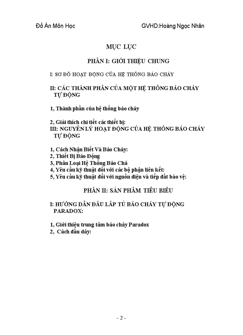 image for page Hệ thống phòng cháy chữa cháy tự động