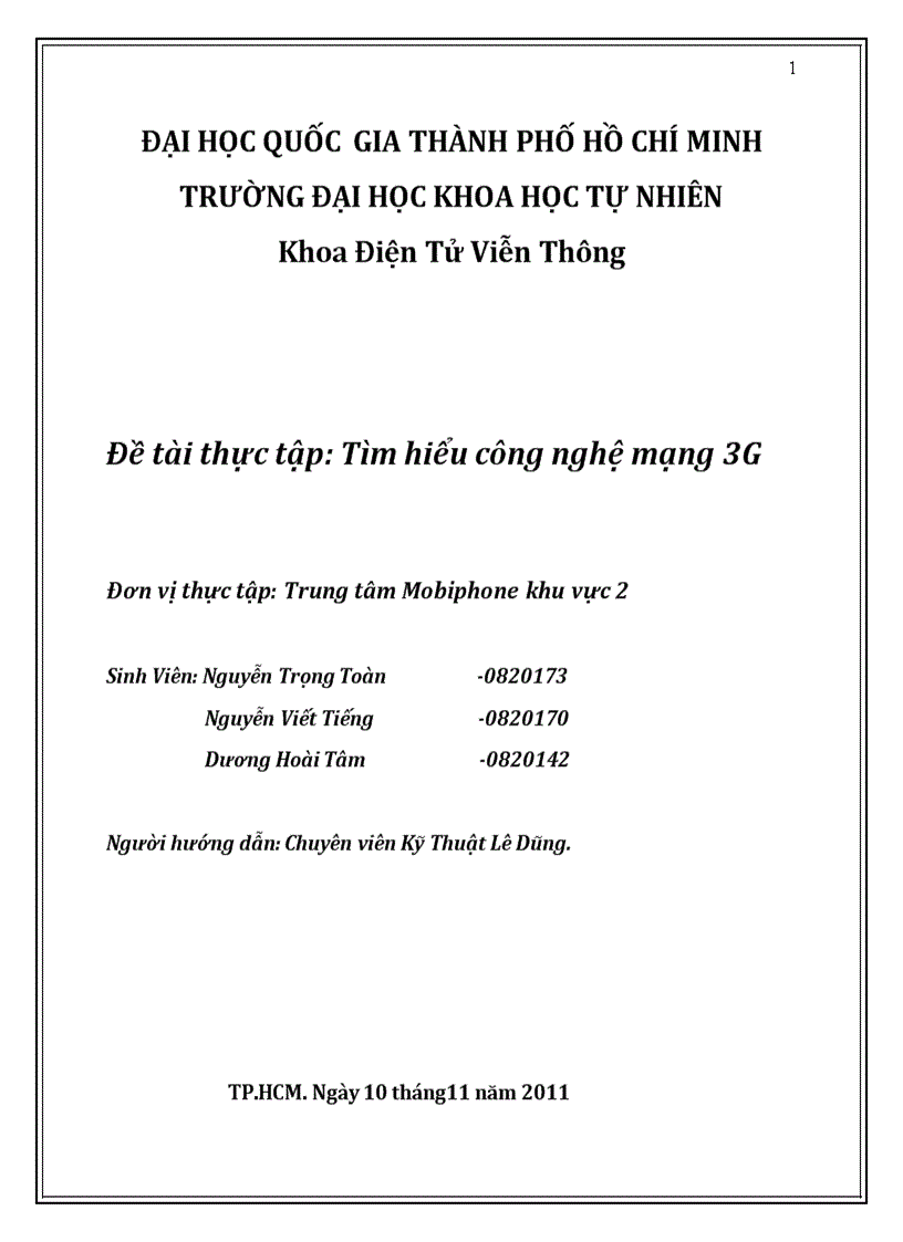 image for page Tìm hiểu công nghệ mạng 3G trung tâm Mobifone khu vực 2