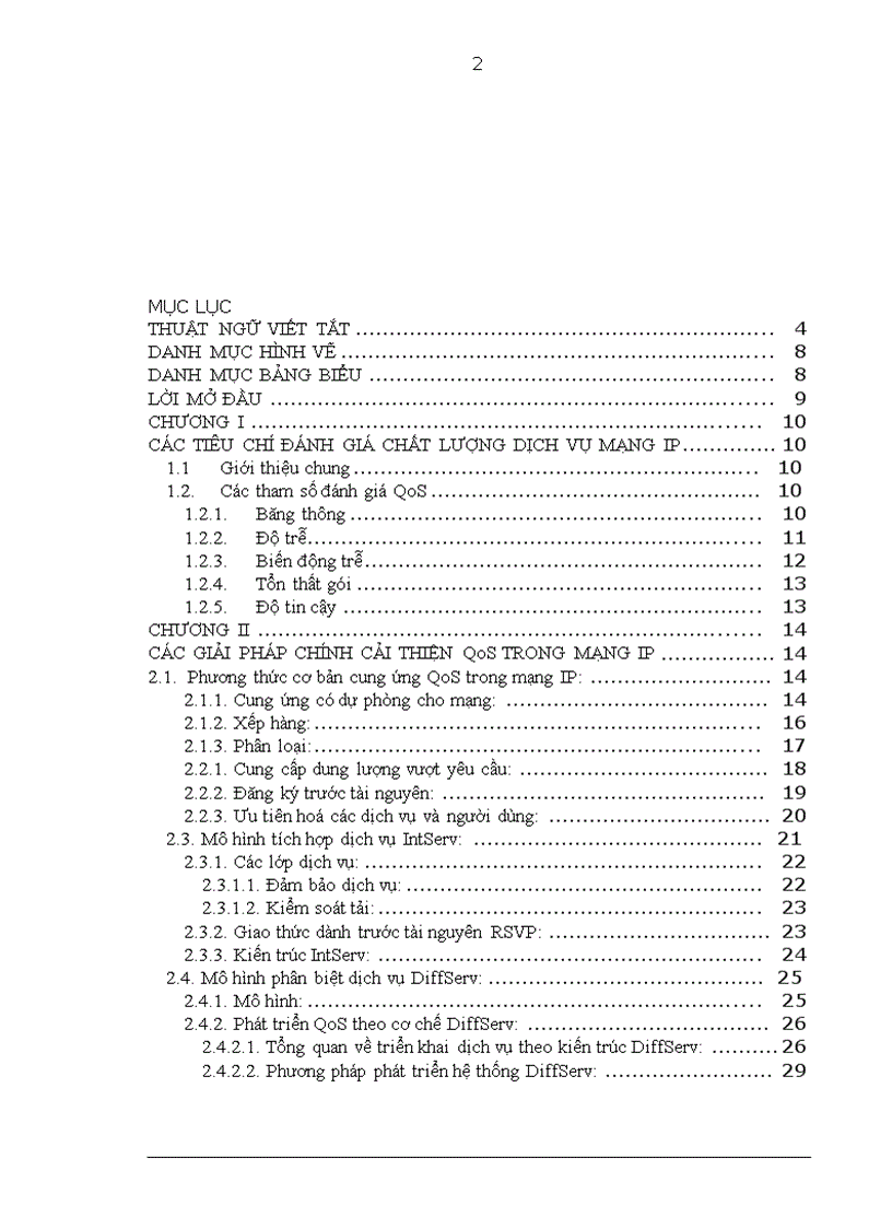 image for page Nghiên cứu chất lượng dịch vụ dữ liệu thời gian thực trong mạng IP