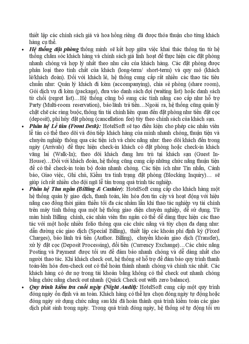 image for page Nghiên cứu đánh giá việc ứng dụng HTTTQL trong lĩnh vực khách sạn Giới thiệu phần mềm cụ thể về hệ thống thông tin trong khách sạn