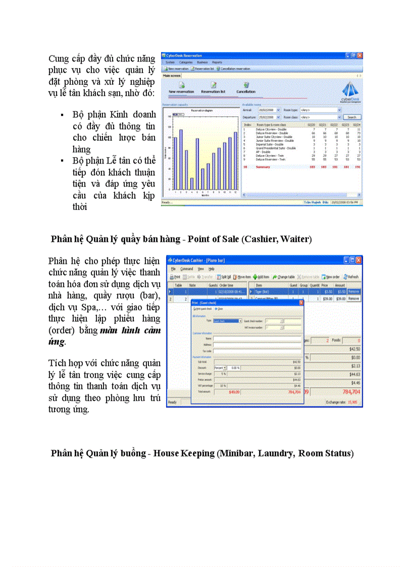 image for page Nghiên cứu đánh giá việc ứng dụng HTTTQL trong lĩnh vực khách sạn Giới thiệu phần mềm cụ thể về hệ thống thông tin trong khách sạn