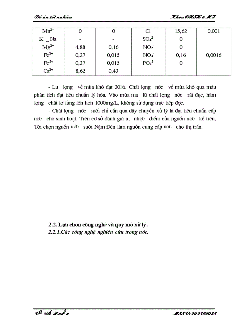 image for page Thiết kế hệ thống nước cấp với công suất 1000m3 ngày đêm tới thị trấn Khánh Yên Văn bàn Lào Cai