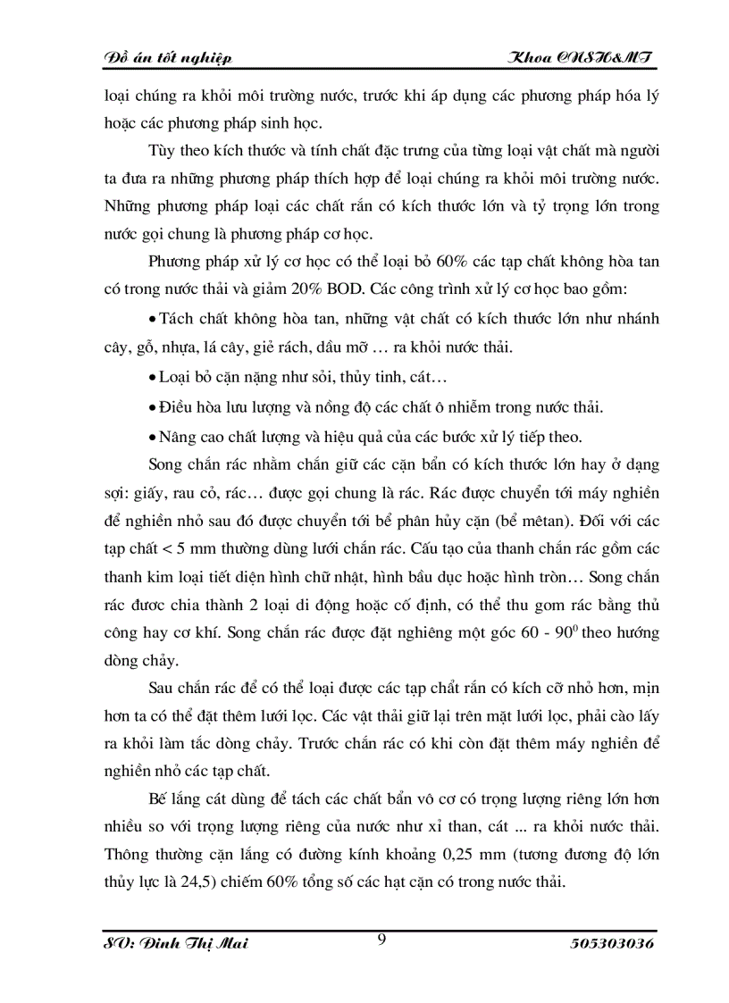 image for page Tính toán và thiết kế hệ thống xử lý thải của nhà máy sản xuất cồn rượu đi từ nguyên liệu tinh bột công suất 20 triệu lít năm