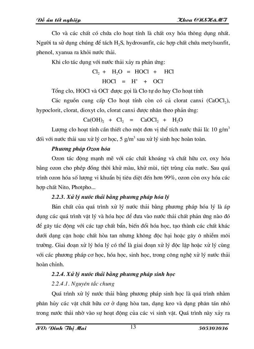 image for page Tính toán và thiết kế hệ thống xử lý thải của nhà máy sản xuất cồn rượu đi từ nguyên liệu tinh bột công suất 20 triệu lít năm