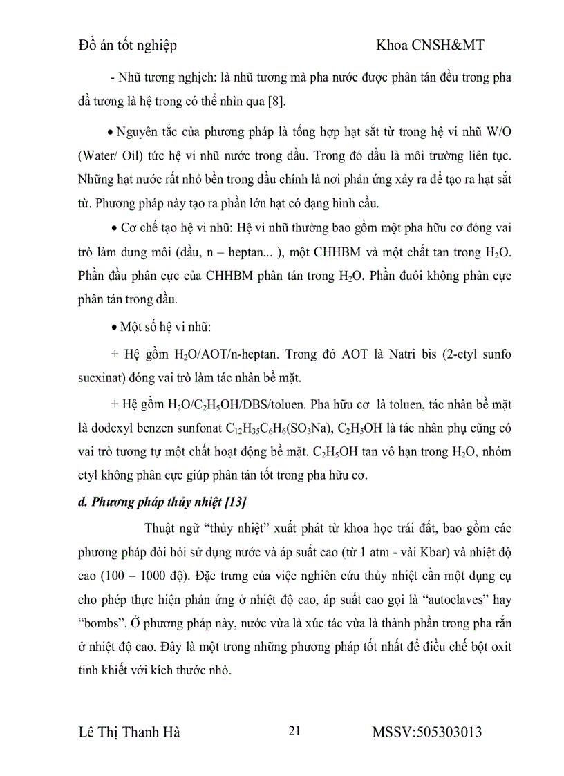 image for page Nghiên cứu tổng hợp đặc trưng của vật liệu lai tạo Chitosan oxit sắt và ứng dụng trong xử lý môi trường