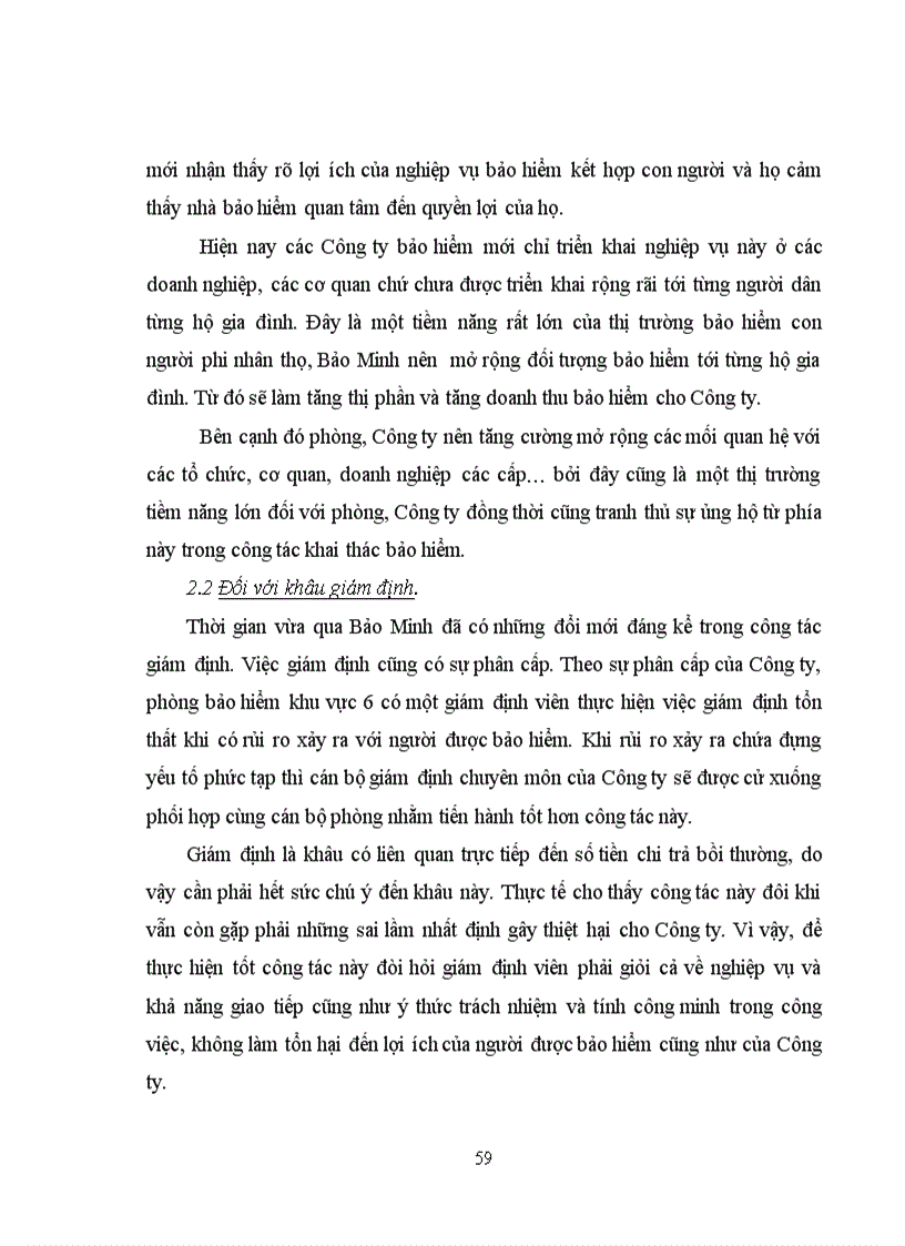 image for page Bảo hiểm kết hợp con người Giải pháp nhằm thúc đẩy nghiệp vụ tại phòng bảo hiểm khu vực 6 CN Bảo Minh HN
