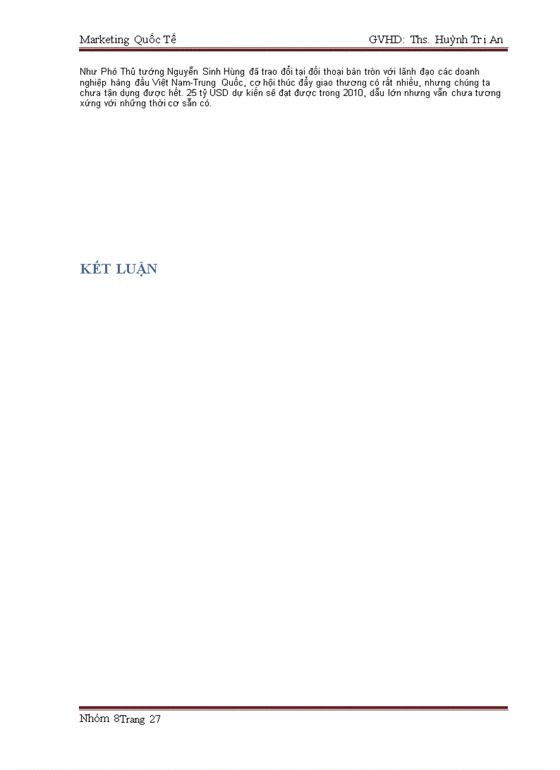 image for page Phân tích chiến lược Marketing của công ty Biti s vào thị trường Trung Quốc 201