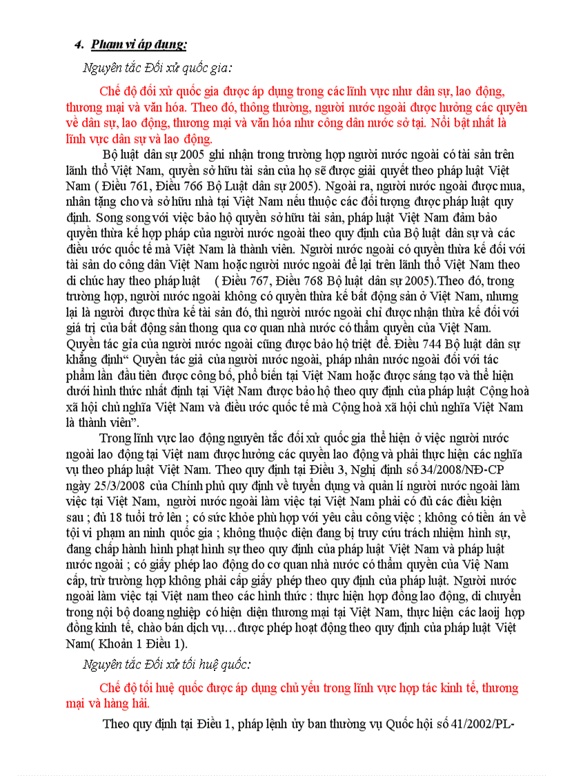 image for page So sánh nguyên tắc đối xử quốc gia và đối xử tối huệ quốc