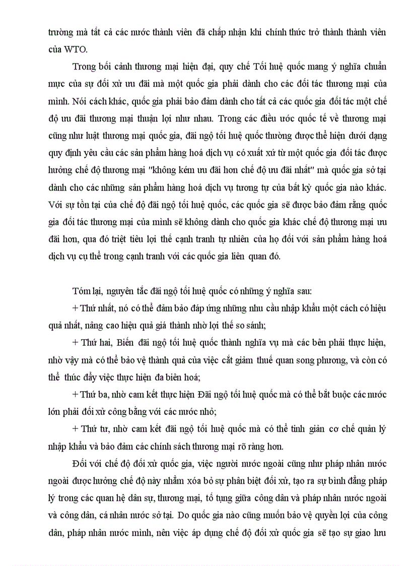image for page So sánh nguyên tắc đối xử quốc gia và đối xử tối huệ quốc