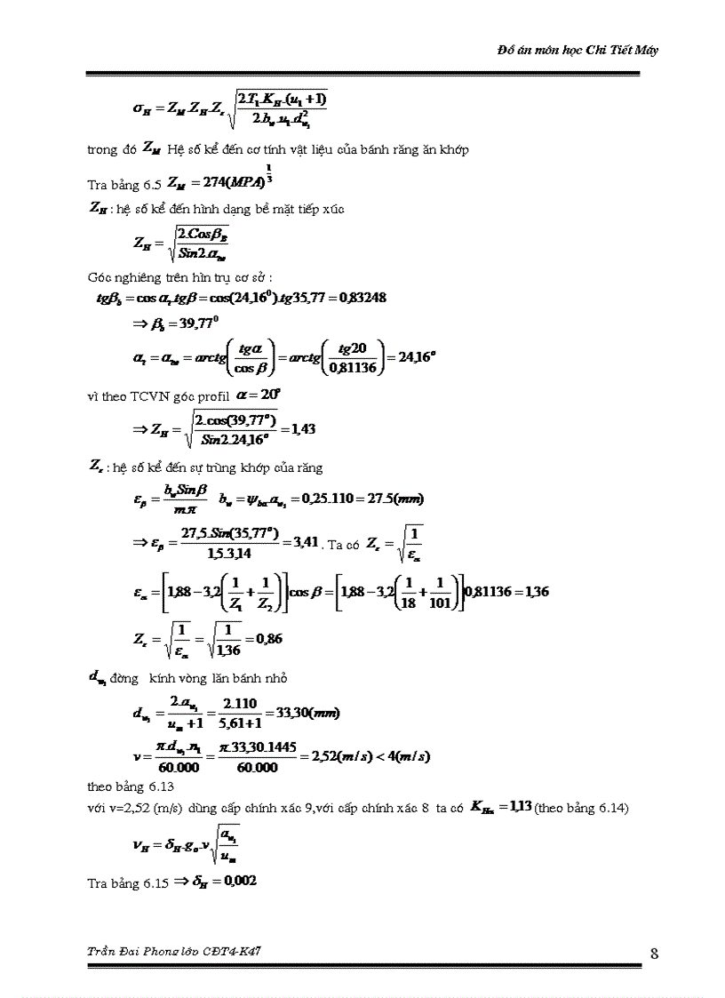 image for page Thiết kế hệ dẫn động băng tải hộp giảm tốc phân đôi cắp nhanh
