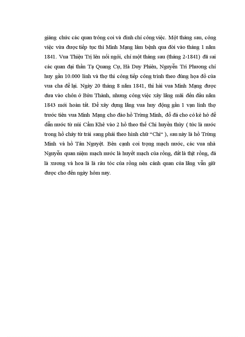 image for page Bài Thuyết minh Lăng Minh Mạng trong hệ thống lăng tẩm Huế