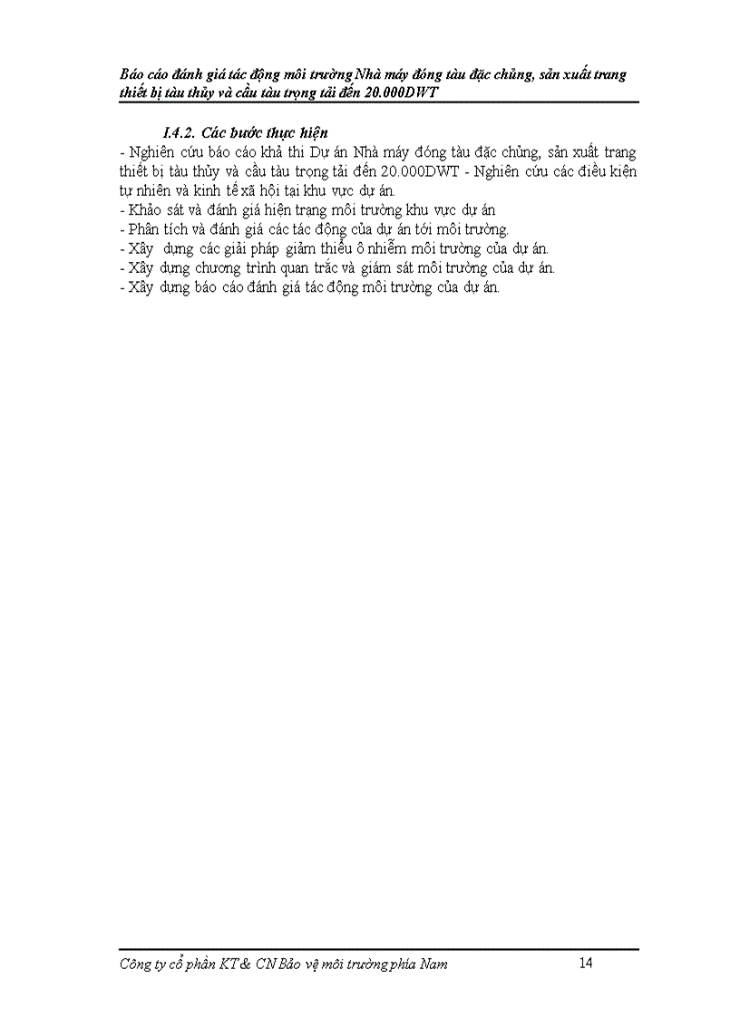 image for page Báo cáo đánh giá tác động môi trường Nhà máy đóng tàu đặc chủng sản xuất trang thiết bị tàu thủy và cầu tàu trọng tải đến 20 000DWT