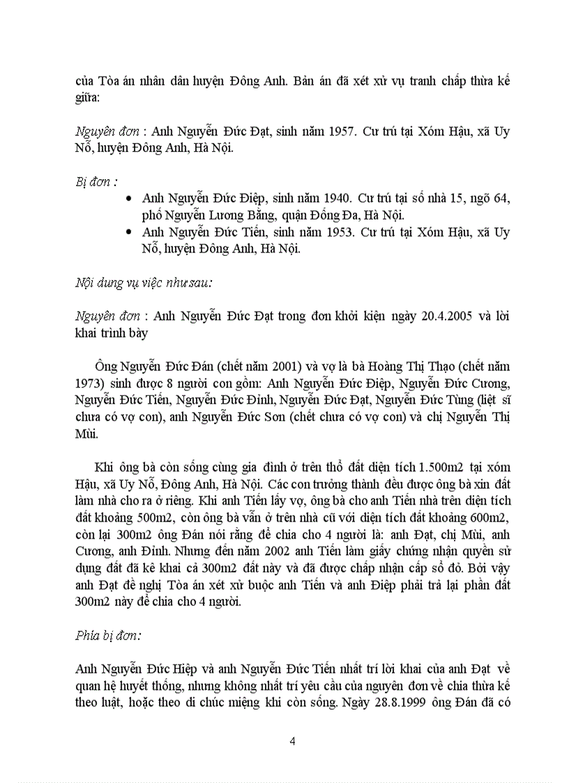 image for page Tìm hiểu 3 vụ việc có tranh chấp về thừa kế quyền sử dụng đất ở 8 5đ