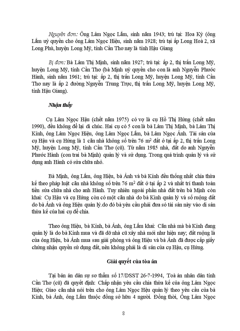 image for page Tìm hiểu 3 vụ việc có tranh chấp về thừa kế quyền sử dụng đất ở 8 5đ