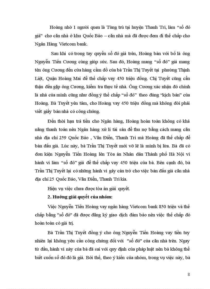 image for page Tìm hiểu 3 vụ việc có liên quan đến tranh chấp về thế chấp quyền sử dụng đất qua đó làm rõ nội dung của các biện pháp bảo đảm trong thực hiện nghĩa vụ dân sự