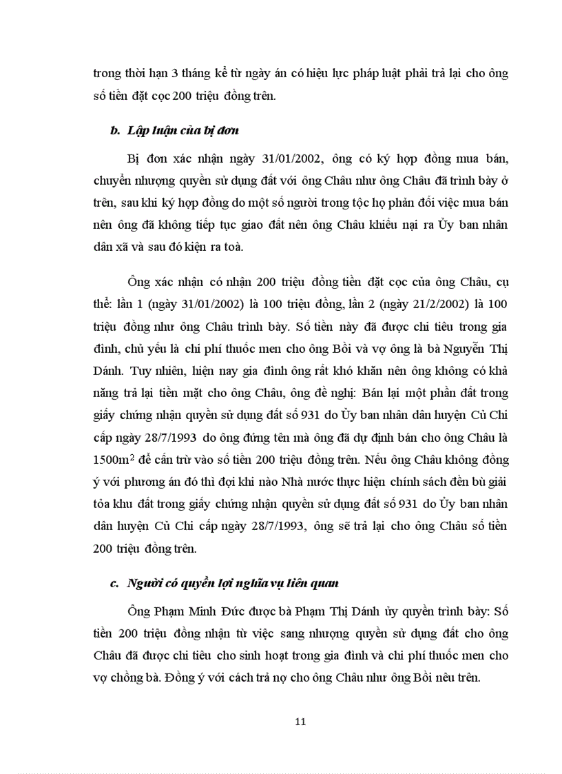 image for page Tìm hiểu 3 vụ việc có tranh chấp về tài sản đặt cọc trong quan hệ chuyển nhượng quyền sử dụng đất