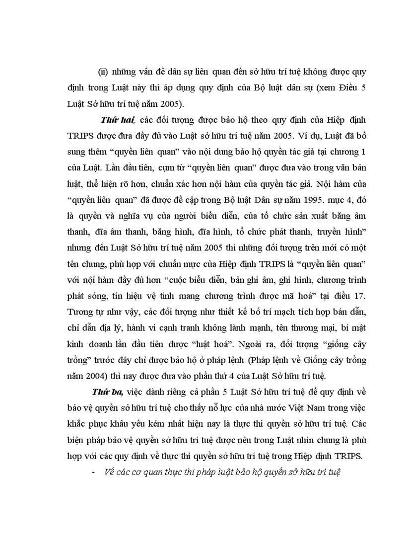 image for page Xây dựng hệ thống bảo hộ quyền sở hữu trí tuệ ở Việt Nam phù hợp với Hiệp định của WTO về các khía cạnh của quyền sở hữu trí tuệ liên quan đến thương mại Hiệp định TRIPS