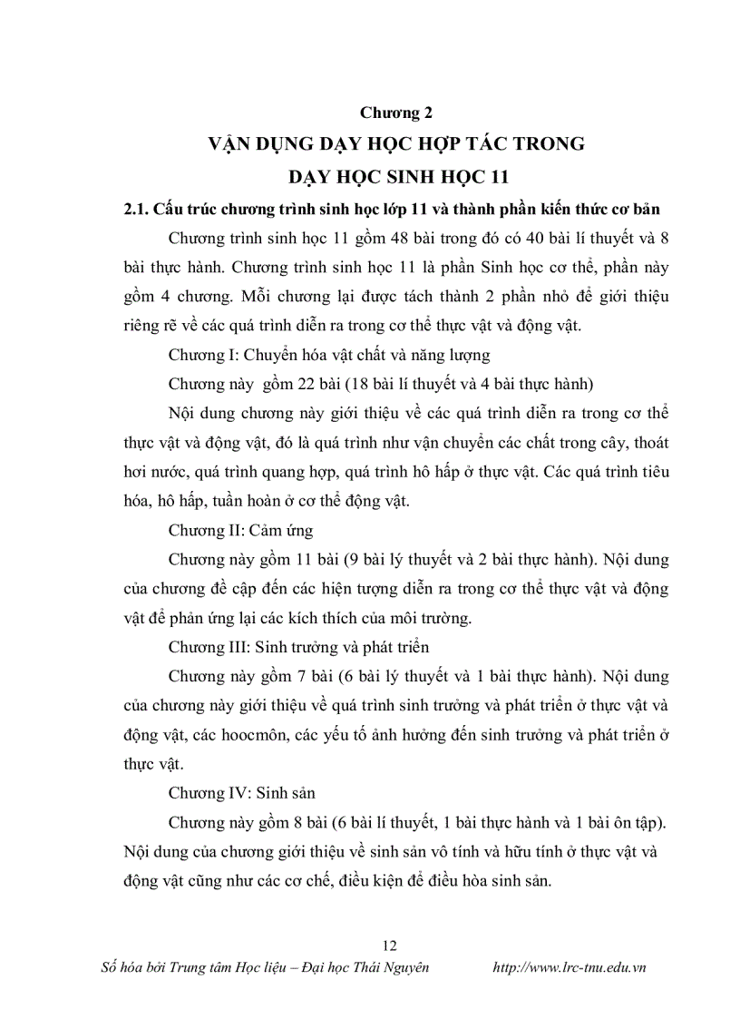 image for page Vận dụng dạy học hợp tác trong dạy học sinh học 1