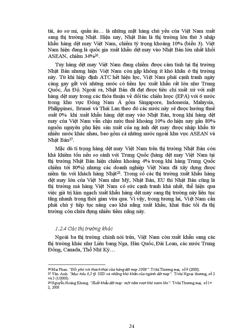 image for page Thực trạng và giải pháp nâng cao năng lực cạnh tranh của ngành dệt may Việt Nam sau khi gia nhập WTO