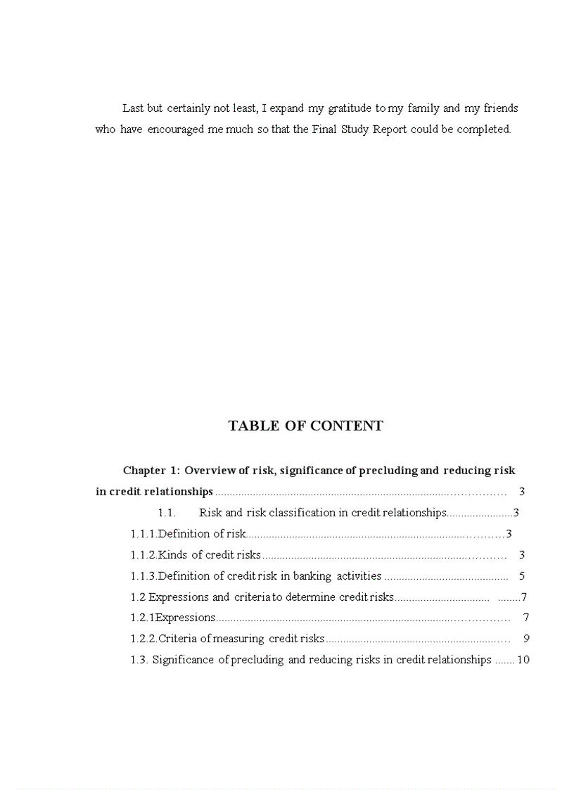 image for page Precluding and reducing solutions to credit risk at Quang Trung branch of Vietnam Bank of Investment and Development