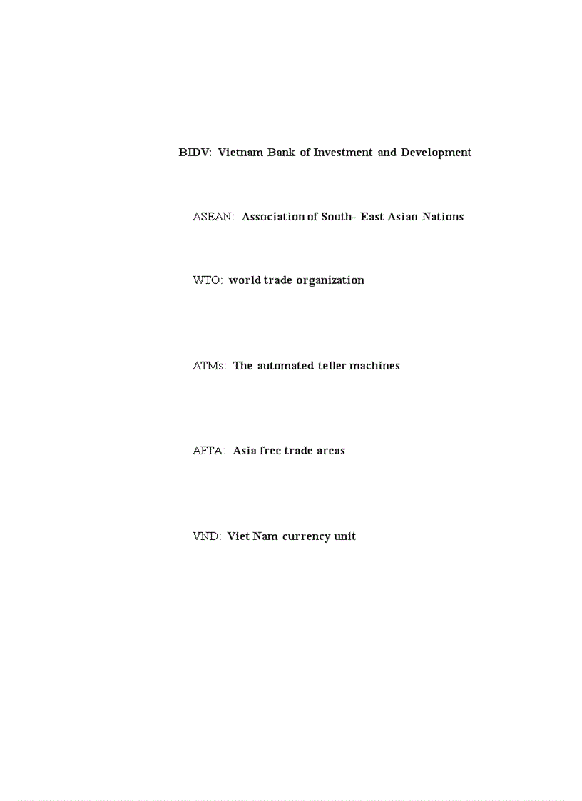image for page Precluding and reducing solutions to credit risk at Quang Trung branch of Vietnam Bank of Investment and Development