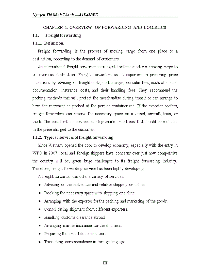 image for page Real situation and Logistics applicability in freight forwarding of Haiphong Port Recommendations to improve performance