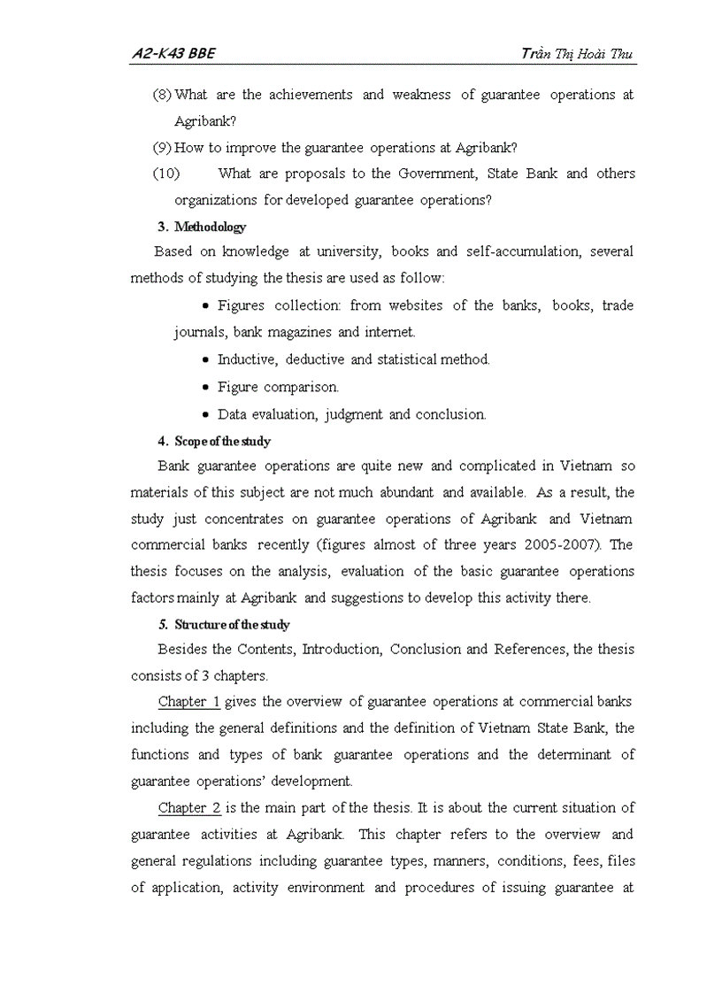 image for page Guarantee Operations at Agribank Current Situation and Recommendations