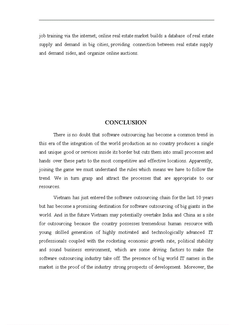 image for page Current situation of outsourcing development a number of favorable factors promoting this industry as well as analysis of outsourcing activities FPT Software