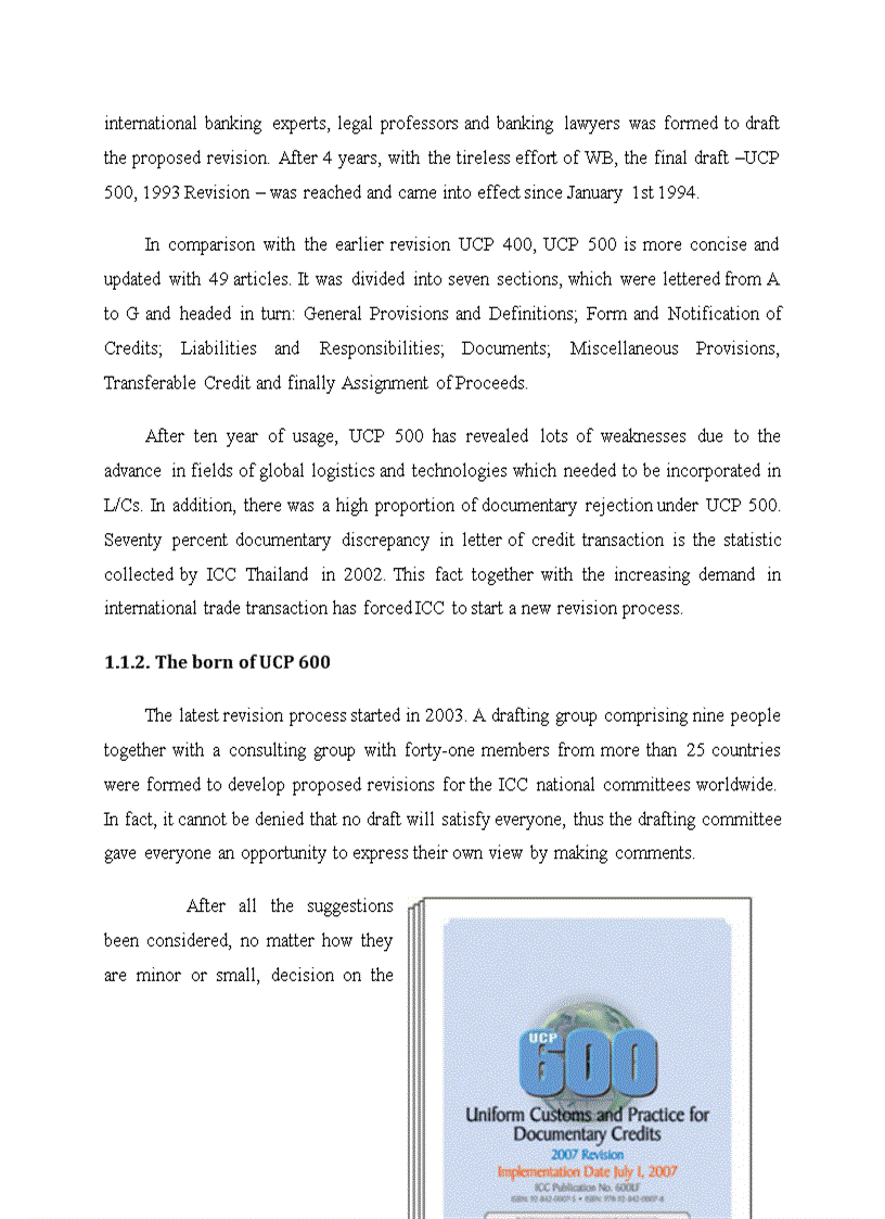 image for page An analysis of key changes under ucp 600 compared to ucp 500 and recommendations for better ucp 600 application