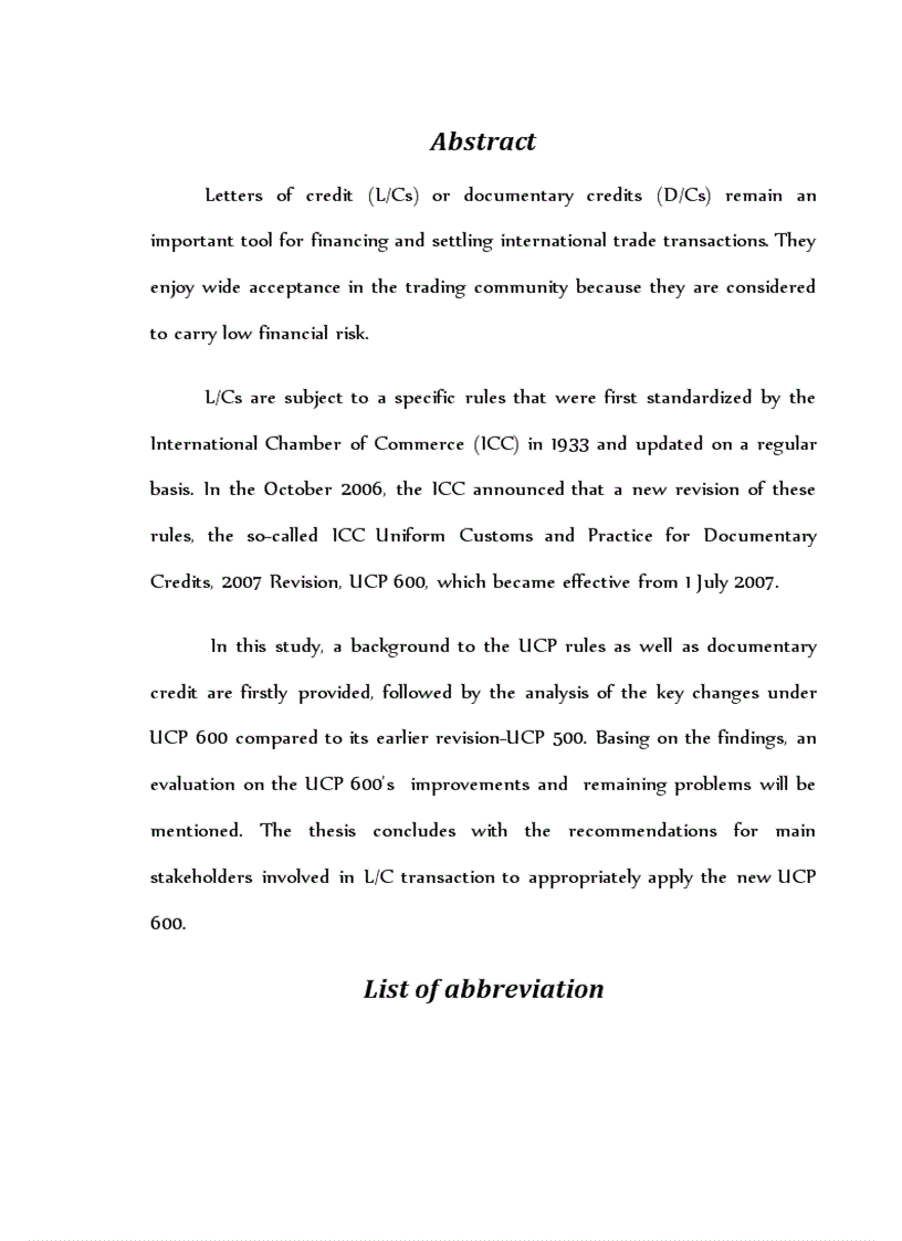 image for page An analysis of key changes under ucp 600 compared to ucp 500 and recommendations for better ucp 600 application