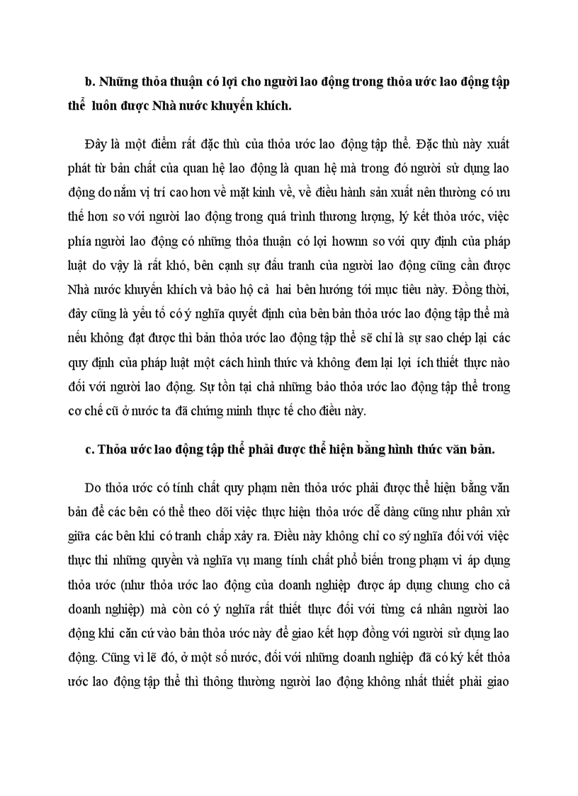 image for page Khái niệm bản chất đặc trưng của thỏa ước lao động tập thể