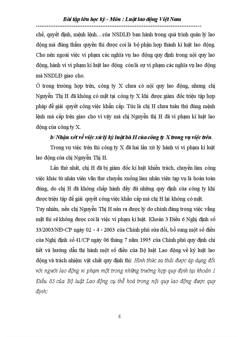 image for page Bài tập học kỳ Luật Lao động đề 4 Phân tích đặc trưng của hợp đồng lao động và phân biệt với hợp đồng dịch vụ dân sự