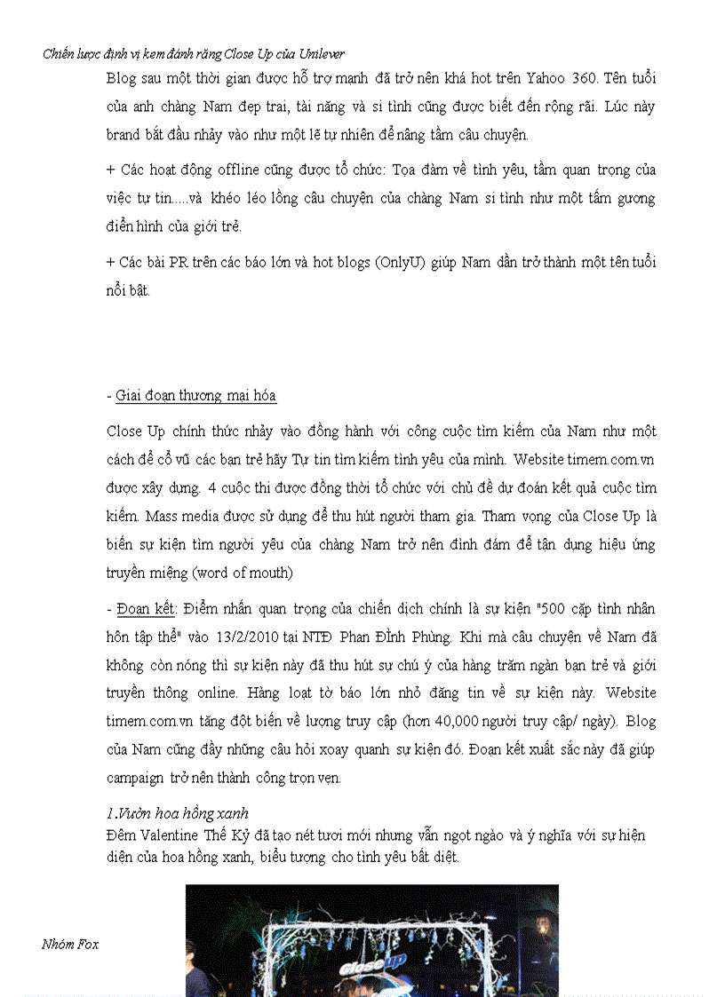 image for page Chiến lược định vị kem đánh răng close up của unilever