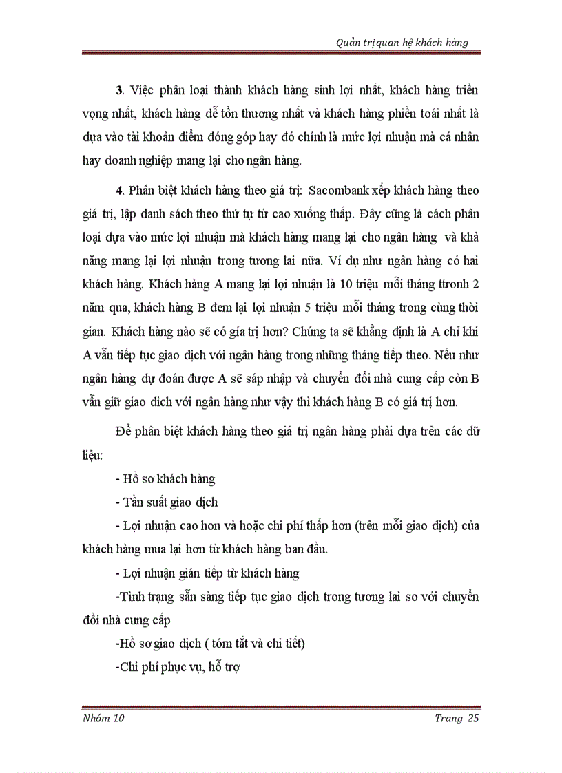 image for page Cơ sở dữ liệu khách hàng và sử dụng IT trong phân tích quản lý dữ liệuTrong ngân hàng Sacombank