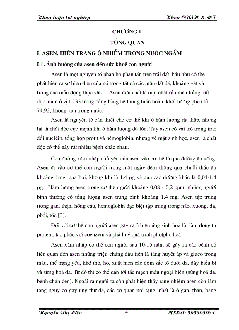 image for page Nghiên cứu chế tạo oxyt sắt từ kích thước nano từ nguyên liệu kỹ thuật rẻ tiền ứng dụng trong xử lý Asen trong nước sinh hoạt