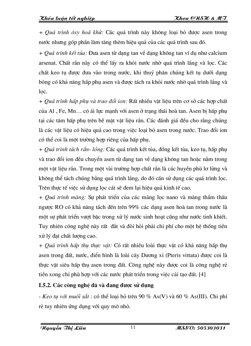 image for page Nghiên cứu chế tạo oxyt sắt từ kích thước nano từ nguyên liệu kỹ thuật rẻ tiền ứng dụng trong xử lý Asen trong nước sinh hoạt