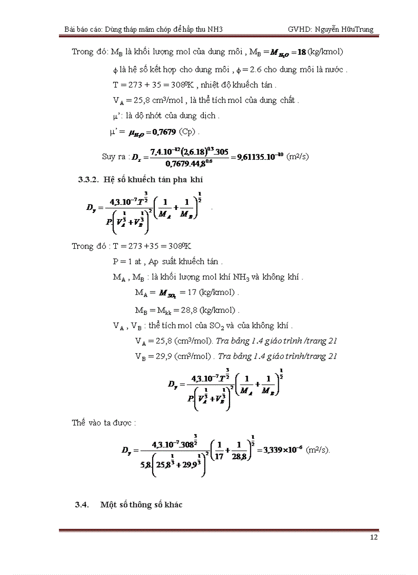 image for page Dùng tháp mâm chóp để hấp thu NH3