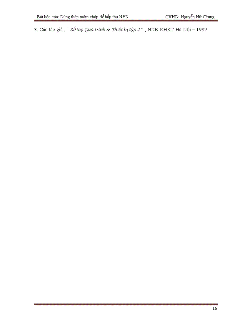 image for page Dùng tháp mâm chóp để hấp thu NH3