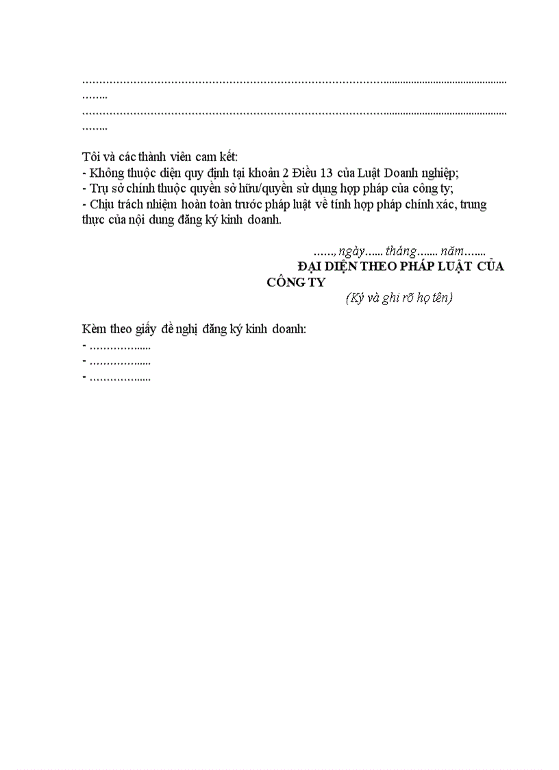 image for page Bài tập lớn Luật thương mại 1 tìm hiểu về những quy định của pháp luật về thành lập doanh nghiệp hiện nay