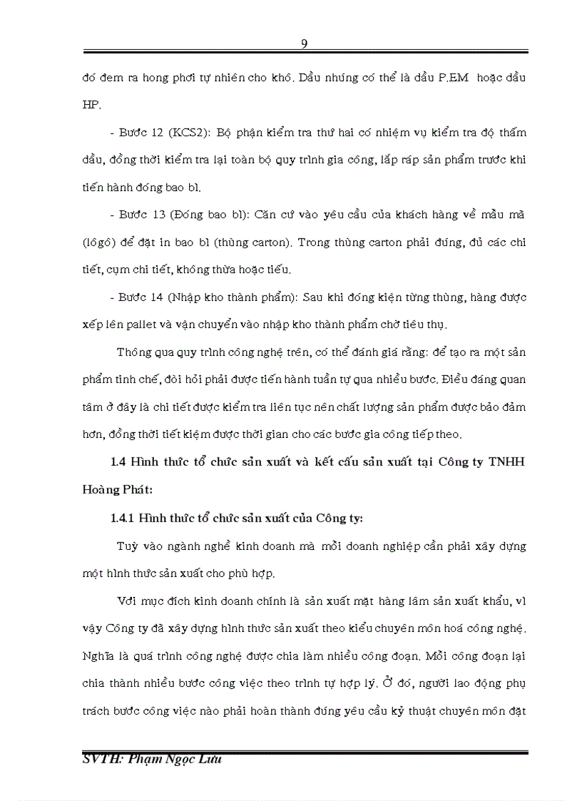 image for page Báo cáo thực tập tại Công ty TNHH Hoàng Phát Quy Nhơn