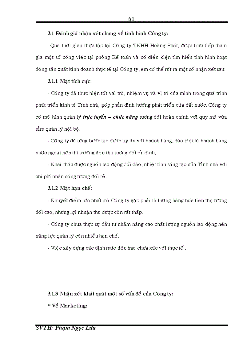 image for page Báo cáo thực tập tại Công ty TNHH Hoàng Phát Quy Nhơn