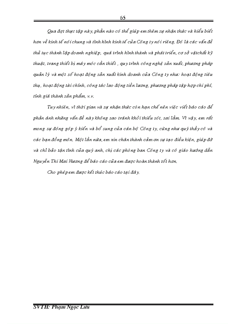 image for page Báo cáo thực tập tại Công ty TNHH Hoàng Phát Quy Nhơn